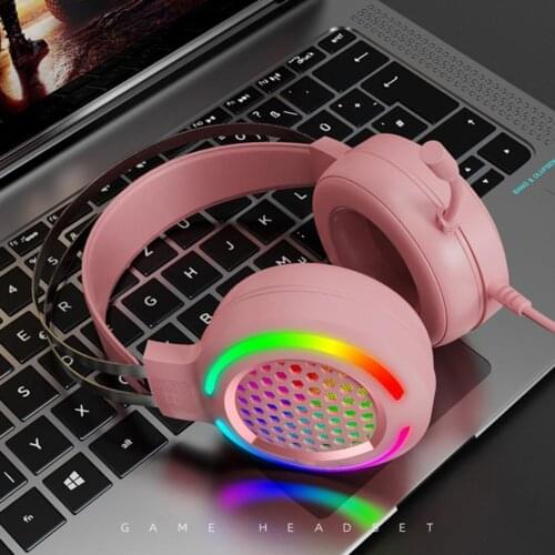 M12 Noise Reduction 7.1 USB Wired Headphone Gaming Headset with Microphone for Desktop Computer Laptop Excellent sound quality