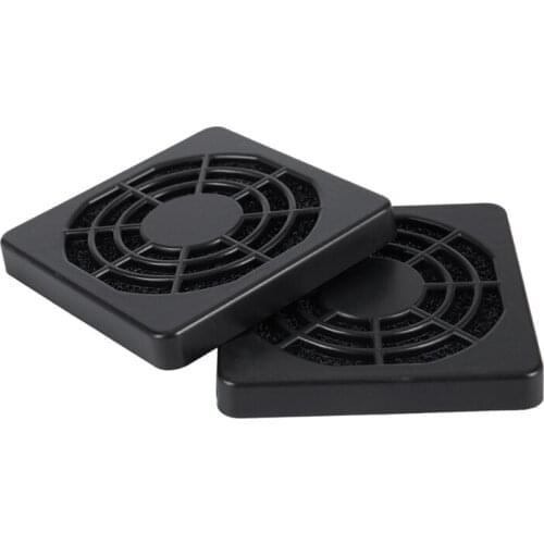 2 Pcs Dustproof Dust Filter Guard Grill Cover for 50mm PC Case Fan