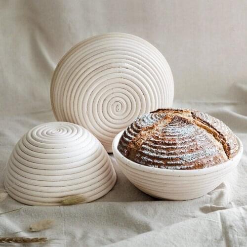 SHENHONG High Quality Fermentation Rattan Basket Country Bread Baguette Dough Banneton Brotform Proofing Proving Baskets