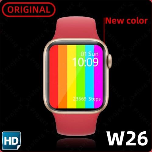 Smart watch W26 serie 6 smartwatch Fitness bracelet Heart Rate reloj Watches pk iwo 8 x6 x7 t600 w34 w46 amazfit gts neo haylou