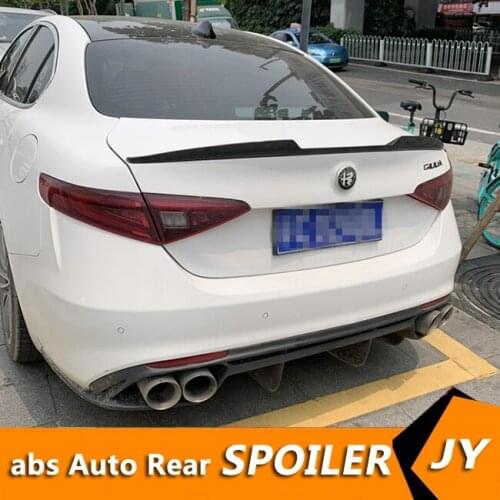 For Alfa Romeo Giulia Spoiler Carbon Fiber 2016-2019 Romeo Giulia Carbon Spoiler Car Rear Wing Spoiler