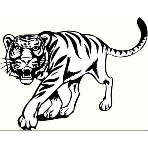 Tiger car sticker cover scratches personality diesel car accessories external decoration creative fun for PVC of all vehicles