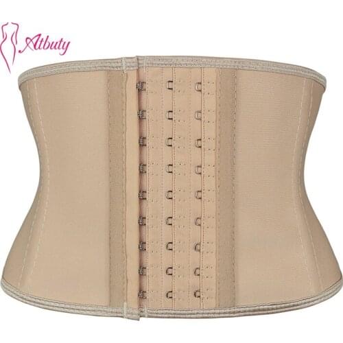 Womens Short Waist Trainers 7 Inches Torso Slimming Cincher Modeling Strap Small Girl Tummy Control Underwear Shapewear