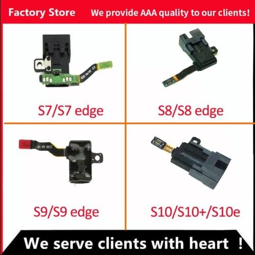 1pcs For Samsung S7 S8 S9 S10 S7edge S8edge S9edge S10e S10+ G9500 G9300 Earphone Headphone Audio Jack Flex Cable Repair Parts