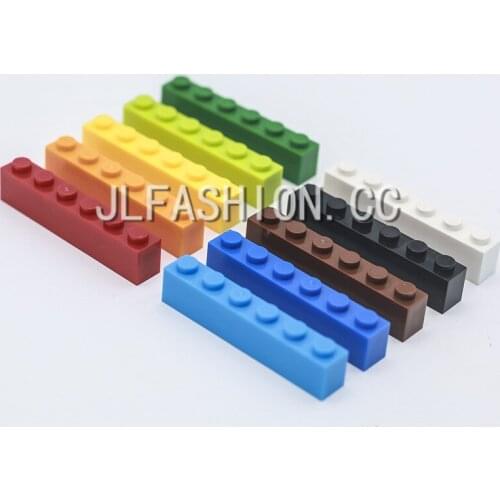 100g/lot! 1*6 High Bricks 6 Particles Bulk Complement Small Blocks Classic Building Compatible Toys