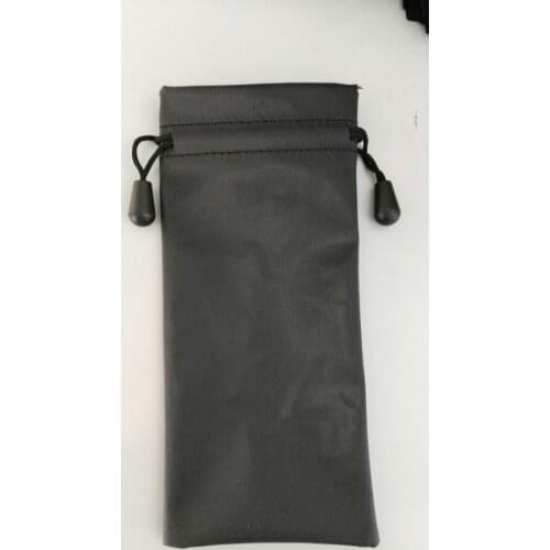 100pcs/lot 9*19.5cm glasses bags small drawstring bags high quality jewelry bag wholesale gift pouch for sunglasses packaging