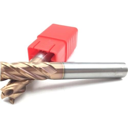 5pcs HRC60 6mm endmills 4F-D6X50L 4 Flute Solid carbide Standard Length Side milling Slotting Profiling face mill