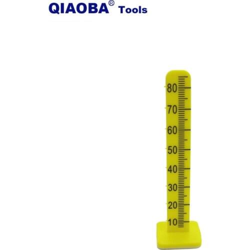 80mm floor yellow economy level pegs for cement measure poured self leveling pins 50 pack