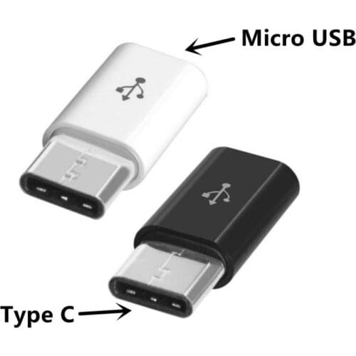 Phone Adapter Micro USB To Type C Adapter For Samsung Huawei Xiaomi Typy-C Data Converter Charger Charging Connector Hot