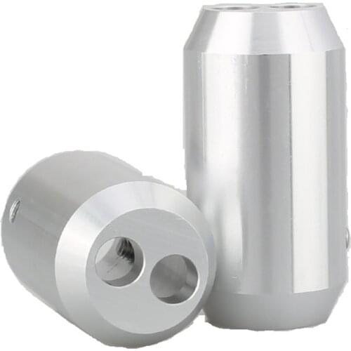 2-Piece Audio Splitter, One Point and Two Sets of Rings, 1 to 2Y Splitter, 18mm Diameter Diy Audio Cable, Hifi 2X8mm Out