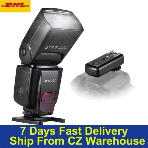 Andoer AD560 IV 2.4G Wireless Universal On-camera Slave Speedlite Flash Light GN50 w/Flash Trigger for Canon Nikon for Sony DSLR