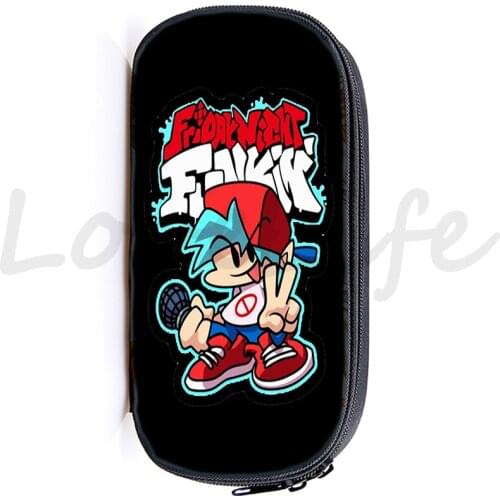 Friday Night Funkin Pencil Case Cosmetic Cases kids Pen Bag boys girls 3D Print Stationery Bag Student Zipper Pencil Bag