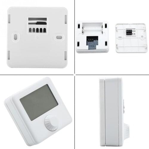 HYO6BW Digital Thermostat Digital LCD Display Heating Programmable Thermostat Temperature Controller