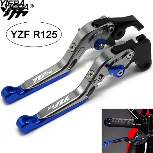 CNC Adjustable Foldable Motorbike Brakes Clutch Levers For Yamaha YZF R125 YZF-R125 YZF R 125 YZFR125 All Years 2008-2020 2019