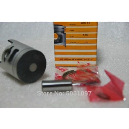 Free shipping motorcycle engine parts modified cylinder bore size 40mm pistons & rings kit For Honda DIO 50 AF17-28 scooter DIO