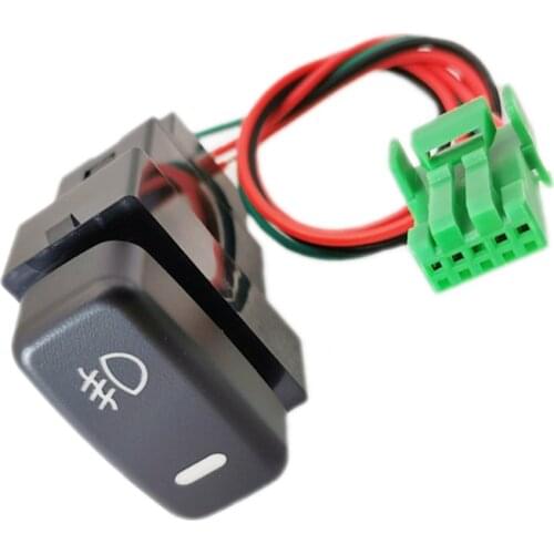 For Mitsubishi Pajero V73 V93 V97 Front Fog Light LED DRL Heating Up Tailgate Radar Parking Sensor Switch Button with wire
