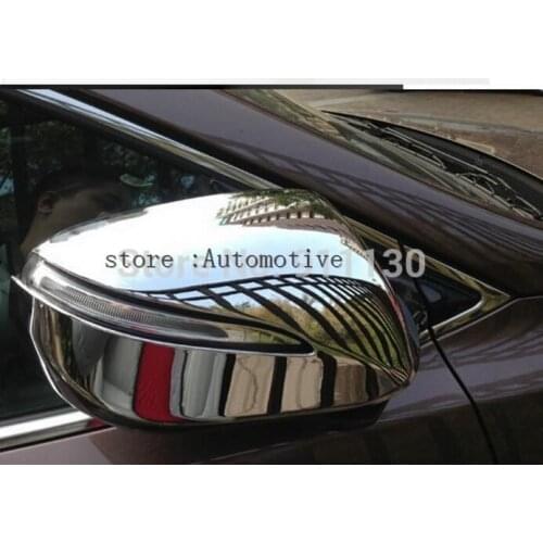 Mirror cover rearview mirror cover modified external accessories 2P/set Fit for Hyundai Santa Fe IX45 2013 2014 2015 2016