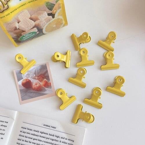 5pcs/lot Metal Clips Bulldog clip stainless steel paper clip Office supply metal bill clip