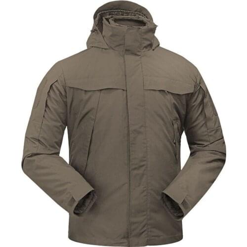 Outdoors Charge Clothes Male Three-in-one Winter Keep Warm Waterproof Windbreaker Twinset Hiking Camping Hunting Tactic Jacket