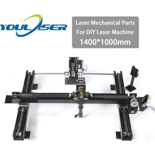 DIY Co2 Laser Engraving Cutter Parts Set 1400*1000mm Size Mechanical Laser Spare Parts Kit