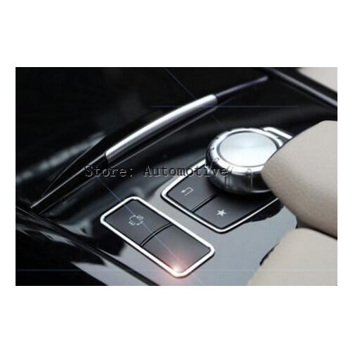 New!! Car Accessories For Mercedes Benz E Class w212 E350 Coupe 2013-2017 ES Button Frame Trim Car Styling 1pc