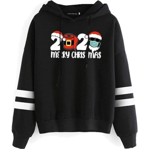 New 2020 Autumn and Winter Merry Christmas Hoodies & Sweatshirts Decoration Men Women Christmas Family Casual Polyester Hoodies