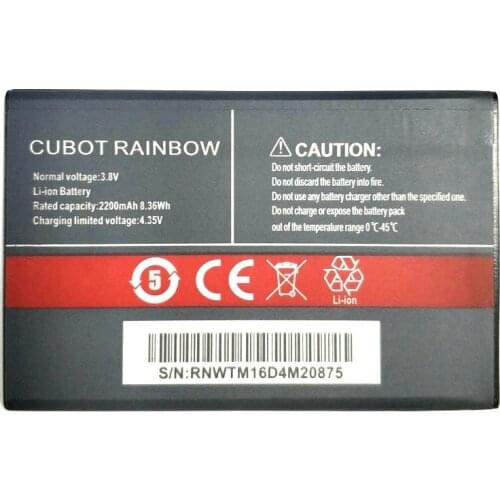 New High Quality 2200mAh battery For CUBOT Rainbow phone