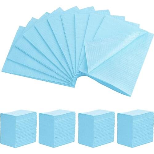 Disposable Tattoo Clean Pad Tattoo Table Covers Clean Pad Patient Dental Napkins Beauty Tattoo Accessories Tattoo Bibs