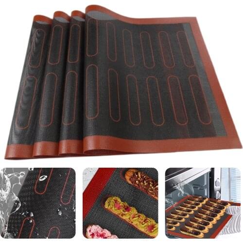 Nonstick Baking Mat Heat Resistant Oven Sheet Liner For Cookie Bread Biscuits Puff DIY Baking Pastry Silicone Mat Kitchen Tool