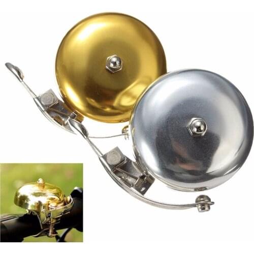 Vintage Classic Bicycle Bell Ring Cycling Bike Brass Retro Upgrades Cycling Bike Warning Horn Loud Gold / Silver