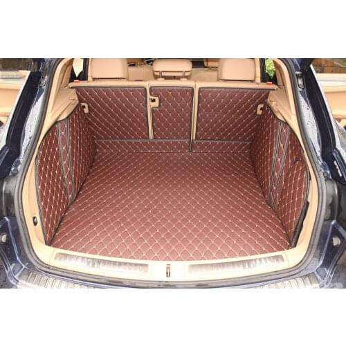 Good quality! Special car trunk mats for Volkswagen Touareg 2010-2006 waterproof cargo liner mats boot carpets for Touareg 2008
