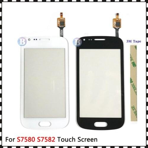High Quality 4.0" For Samsung Galaxy Trend Plus S7580 S7582 DUOS Touch Screen Digitizer Sensor Outer Glass Lens Panel