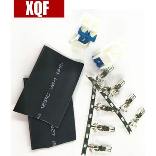 XQF 10pcs 4pin Power connector cable for YAESU ICOM KENWOOD IC-7000IC-7600 FT-450 TS-480