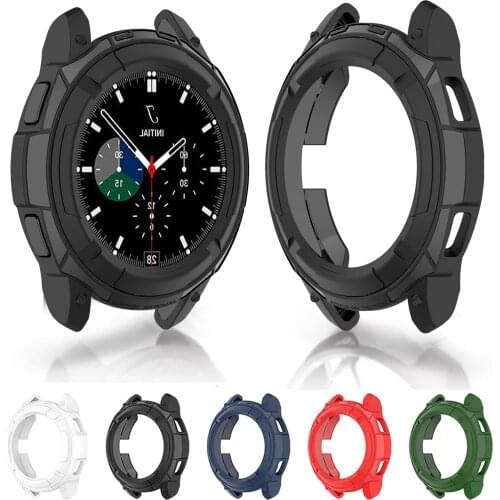 Protective Case For Samsung Galaxy Watch 4 Classic LTE 42mm 46mm Smart Watch Cover Protector Ring Frame Shell Smart Accessories