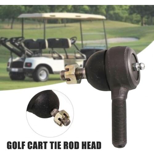 2Pcs Durable High Strength Ball Heads Iron Tie Rod Ends 7540 7539 for Golf Cart Motorcycle Club Car Golf Cart Tie Rod Heads