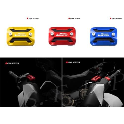 BIKERS CNC Aluminum Fluid Reservoir Oil Cup Cap Cover For Honda Forza 300 2018-2020 & Forza 350 2020-2021