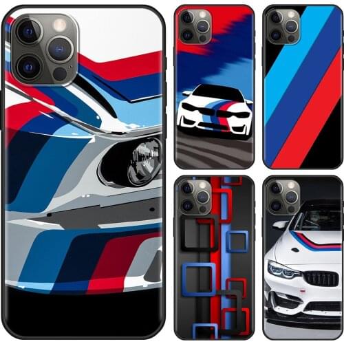 Cellphone Cover For iPhone 12 Mini 11 Pro X XS Max XR 8 7 6 6S Plus SE Black TPU Fundas Silicone Capa Blue Red Sport Car