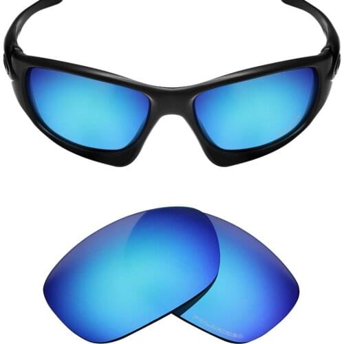 Mryok+ POLARIZED Resist SeaWater Replacement Lenses for-Oakley Ten Sunglasses Ice Blue