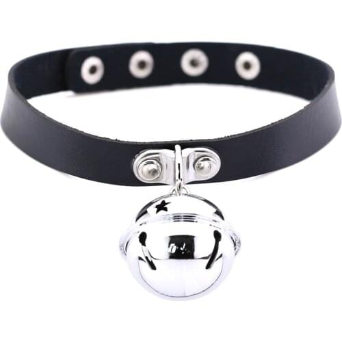 Harajuku New Women Girls Choker Bells Pendant Necklace Gothic Punk Collar Chocker Neck Jewelry