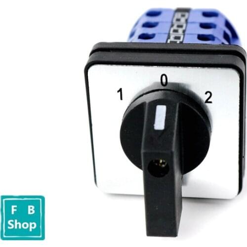 High Quality New LW28-20/3 LW28-20/4 500V 20A Electric 3/4 Position 12Terminals Rotary Cam Changeover Switch