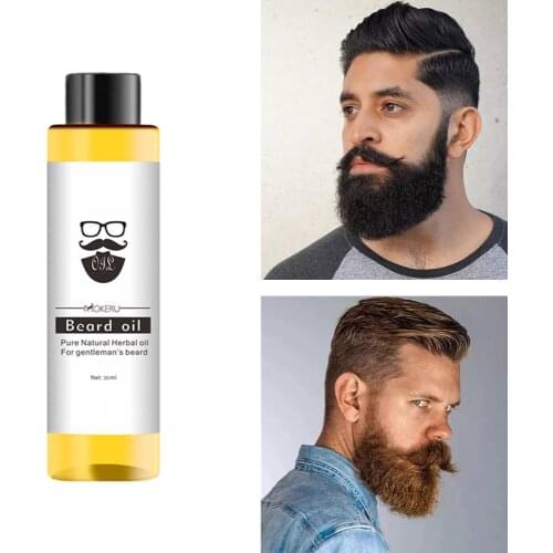 Organic Beard Oil Prevent Hair Loss Product Easy To Carry Hair Care Nurse Enhancer Beard Mustache Oil Leave-In Conditioner Care