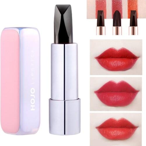 Fashion Three Color Lipstick Silky Lip Color Waterproof Nonstick Cup Easy To Wear Lipstick Lipstick