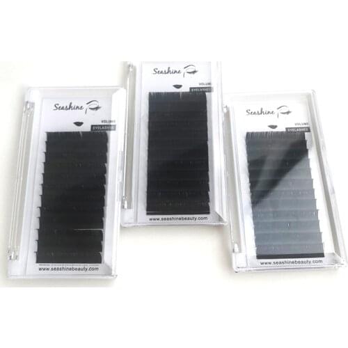 Seashine 0.03 to 0.25 Faux Mink Eyelashes Individual Eyelash Lashes Soft Eyelash Extension False Eyelash