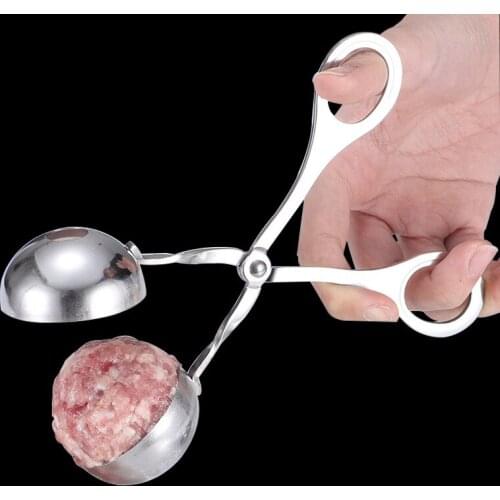 Potato Ball Small Home Homemade Shrimp Ball Shrimp Ball Creative Round Ball Labor-Saving Meatball Maker Round Digging Spoon