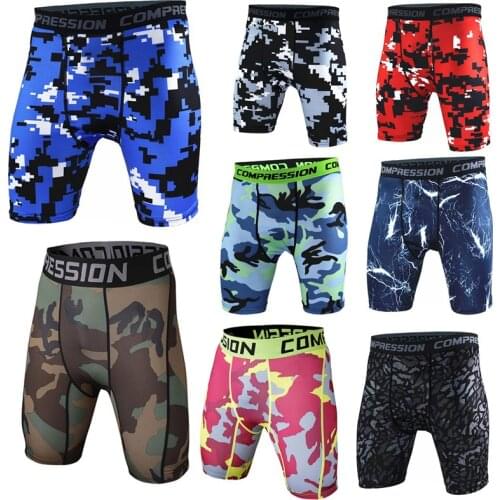 Gym Short Leggings Men Fitness Compression Shorts Mens Running Quick Dry Shorts Jogging Bodybuilding Tights