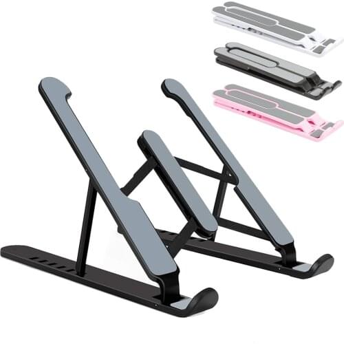 Universal Laptop Stand Adjustable Notebook Holder for Macbook Non-slip Foldable Cooling Base Bracket for Laptop/Tablet/phone