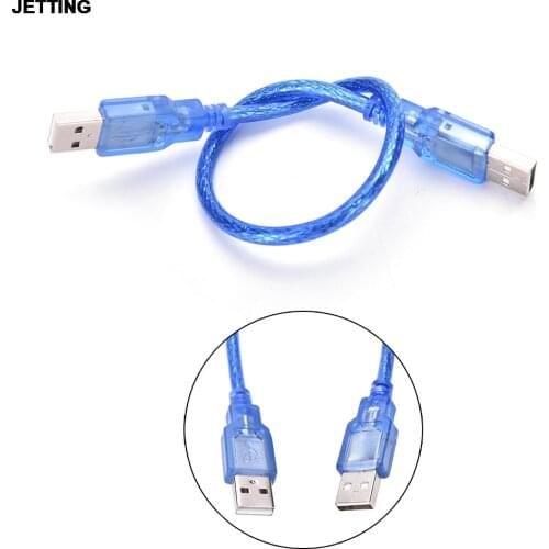 JETTING High Quality USB 2.0 A Male AM to USB 2.0 B Type FeMale Extension Printer Wire Cable USB2.0 Cable 0.3m Drop Shipping