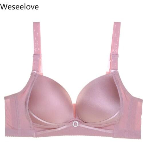 Weseelove New Summer Plus Size Women Soutien Gorge Femme Sexy No Rims Paper Adjustable and Comfortable Lingerie Underwear X11-3