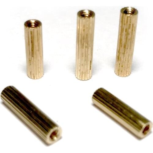 100pcs M2 4-25mm Copper Pillar Column Round Standoff Screw Spacer Support Solid Brass Female-Female For CCTV Camera Board