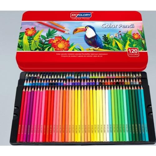 12/24/36/72/120 Color Oily Colored Pencil Childrens Sketch Coloring Painting Colored Lead Pencil Student Supplies Art Supplies
